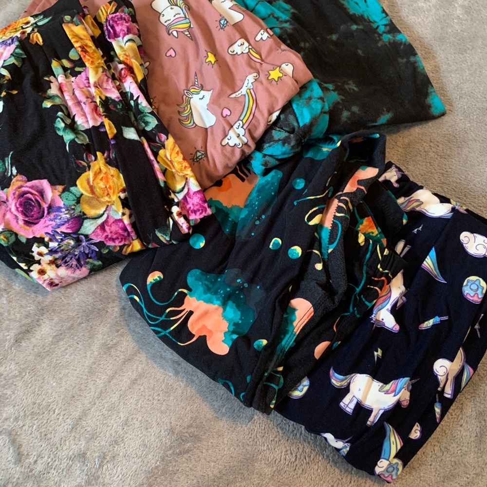 Leggings bundle 5 pair size XL 12 / 16